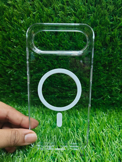 Apple iPhone 17 Air Anti Yellow Premium Quality Magsafe Crystal Clear Hard Plastic Back Cover Case