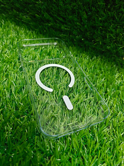 Apple iPhone 17 Pro Max Anti Yellow Premium Quality Magsafe Crystal Clear Hard Plastic Back Cover Case
