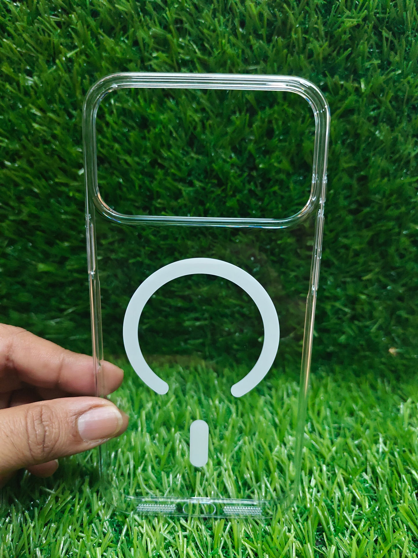 Apple iPhone 17 Pro Max Anti Yellow Premium Quality Magsafe Crystal Clear Hard Plastic Back Cover Case
