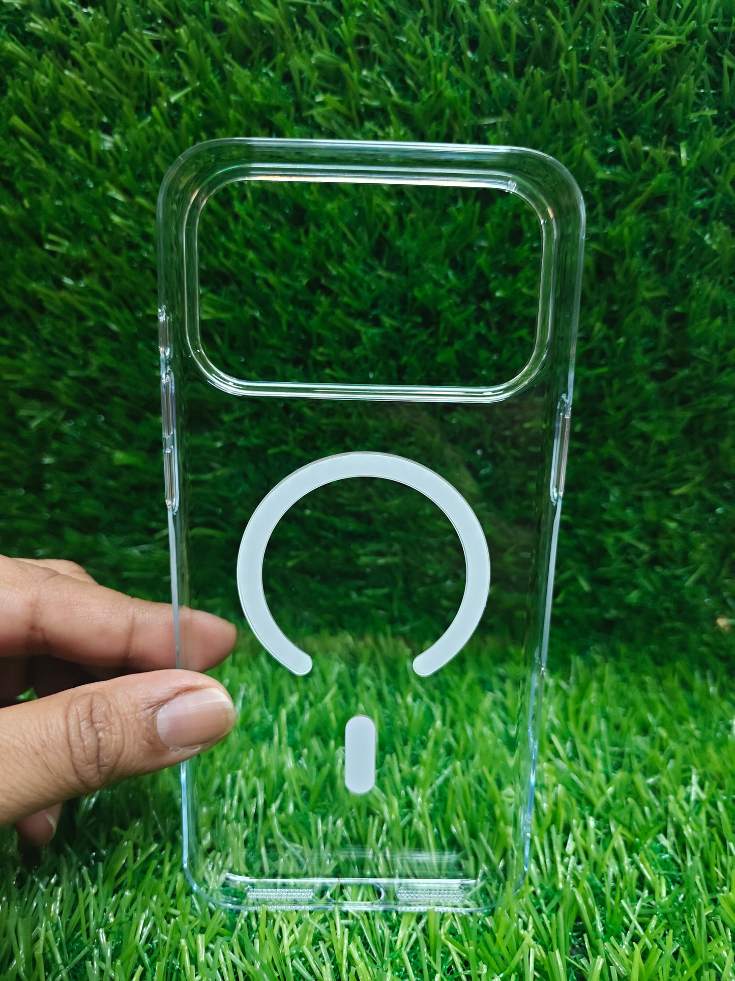 Apple iPhone 17 Pro Max Anti Yellow Premium Quality Magsafe Crystal Clear Hard Plastic Back Cover Case