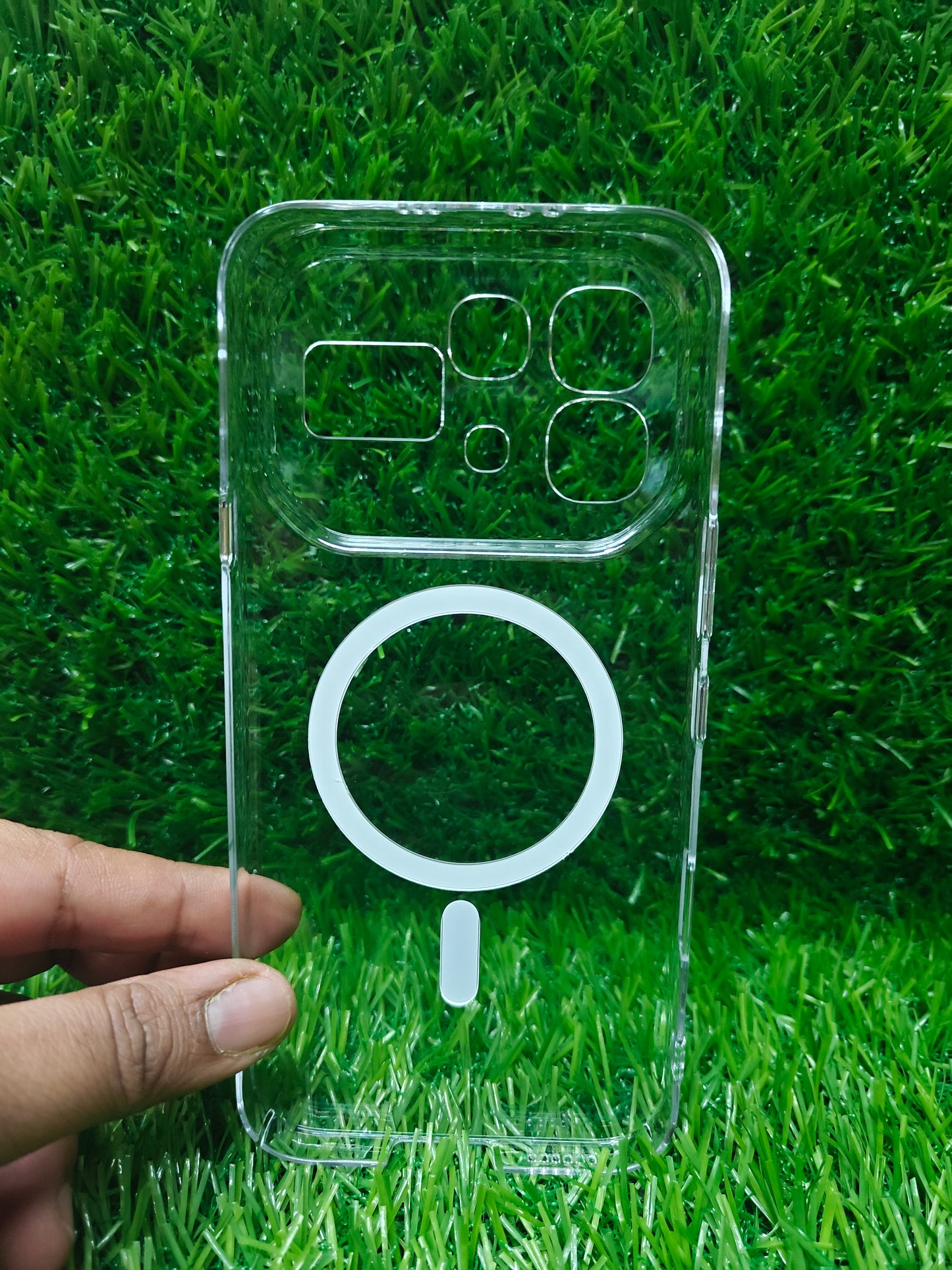 Infinix Note 60 Pro 5G / Infinix Note 60 5G Anti Yellow Premium Magsafe Crystal Clear Hard Plastic Back Cover Case