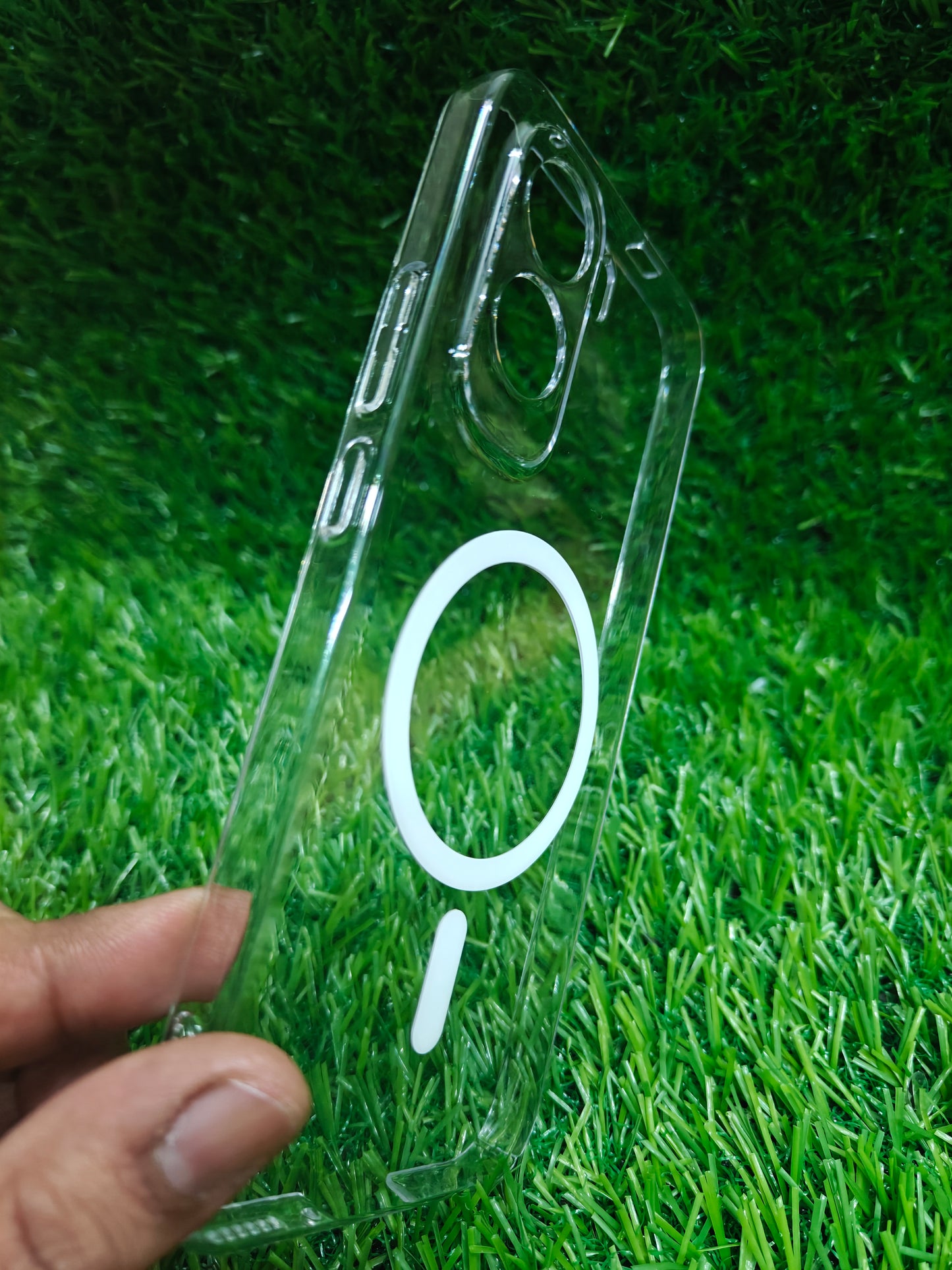 Vivo T5 Pro 5G Anti Yellow Premium Magsafe Crystal Clear Hard Plastic Back Cover Case