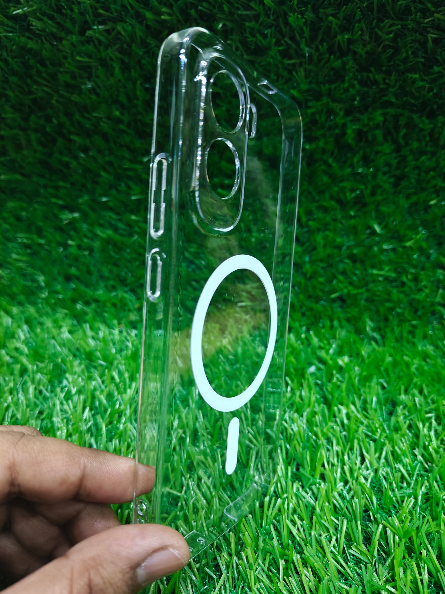 Vivo T5 Pro 5G Anti Yellow Premium Magsafe Crystal Clear Hard Plastic Back Cover Case