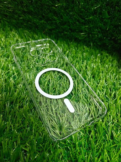 Motorola Moto Edge 70 Pro 5G Anti Yellow Premium Magsafe Crystal Clear Hard Plastic Back Cover Case