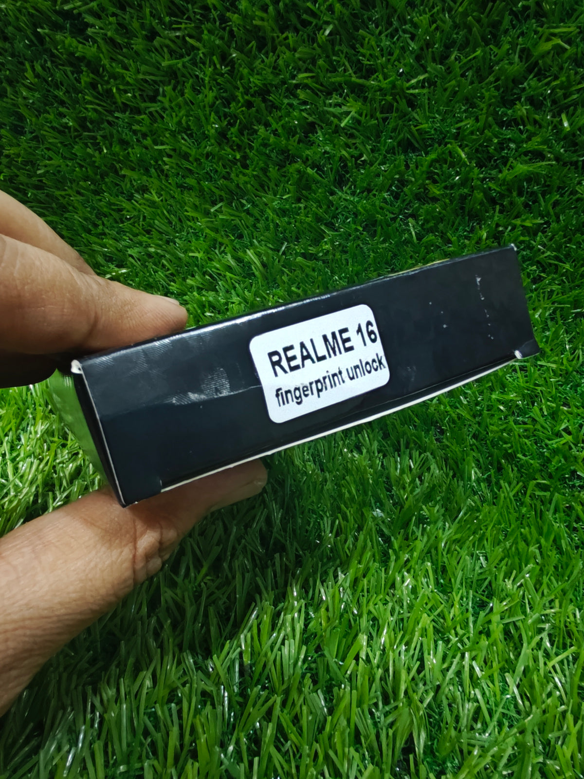 Realme 16 5G / Realme16 5G ( Finger Print Unlock ) Premium Quality Tempered Glass Screen Protector Guard