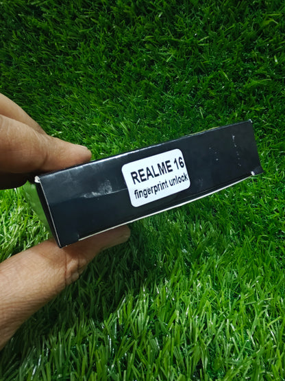 Realme 16 5G / Realme16 5G ( Finger Print Unlock ) Premium Quality Tempered Glass Screen Protector Guard