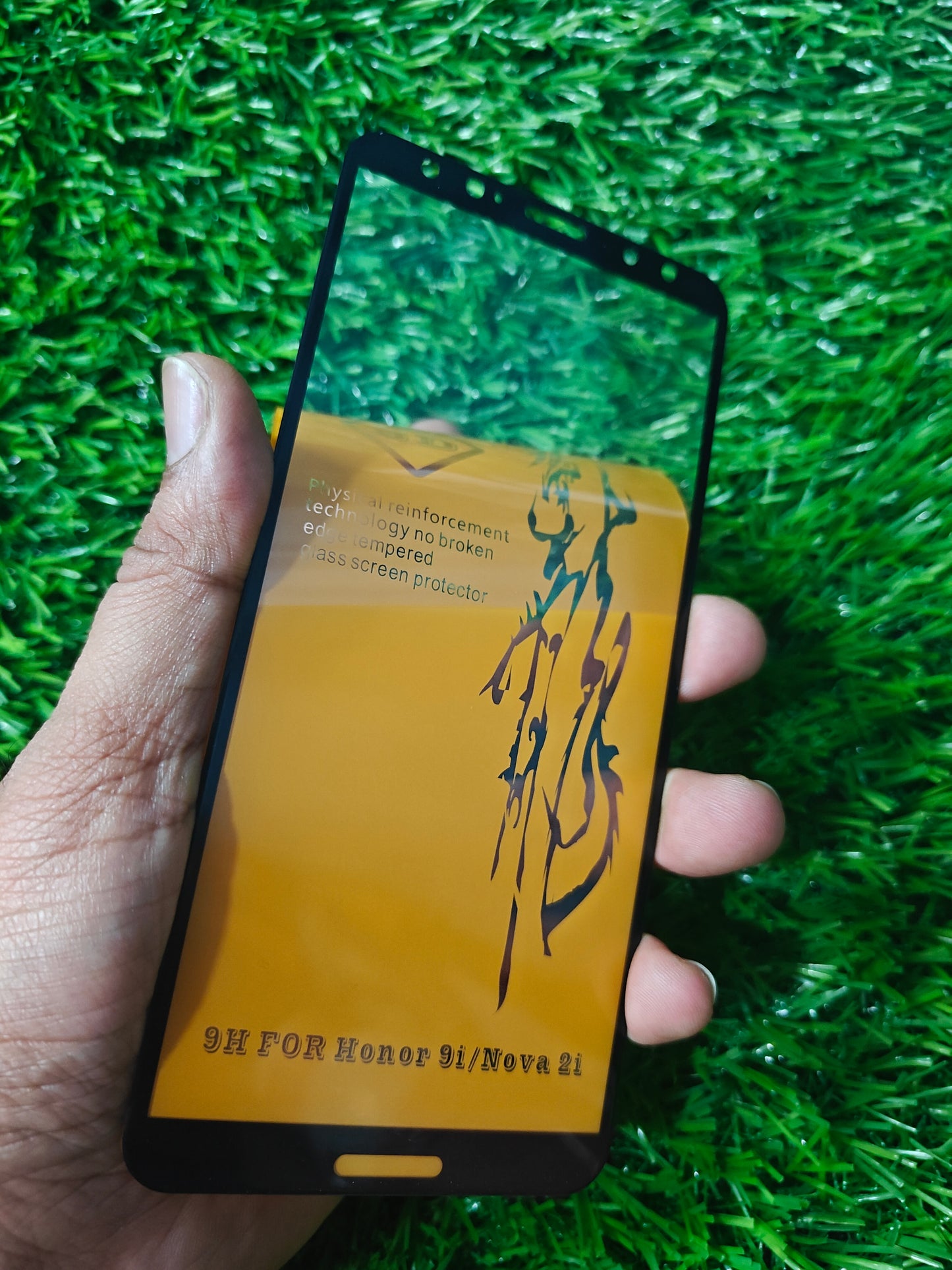 Honor 9i Premium Quality Tempered Glass Screen Protector Guard ( Pack of 3Pcs )