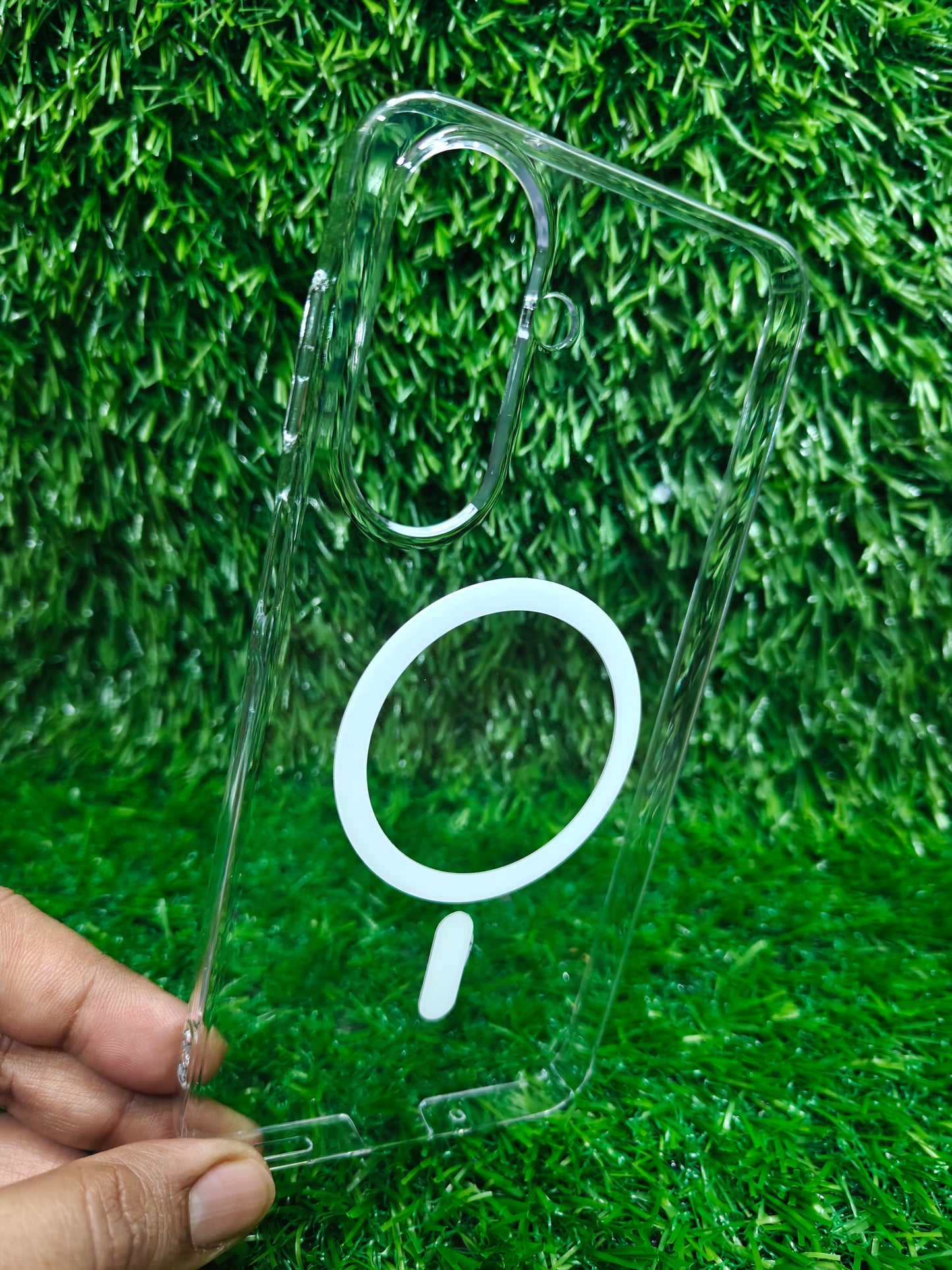 Samsung Galaxy A27 5G / M47 5G Anti Yellow Premium Magsafe Crystal Clear Hard Plastic Back Cover Case