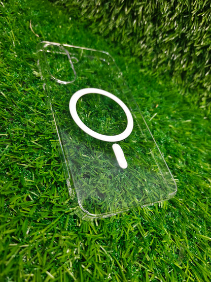 Samsung Galaxy A27 5G / M47 5G Anti Yellow Premium Magsafe Crystal Clear Hard Plastic Back Cover Case
