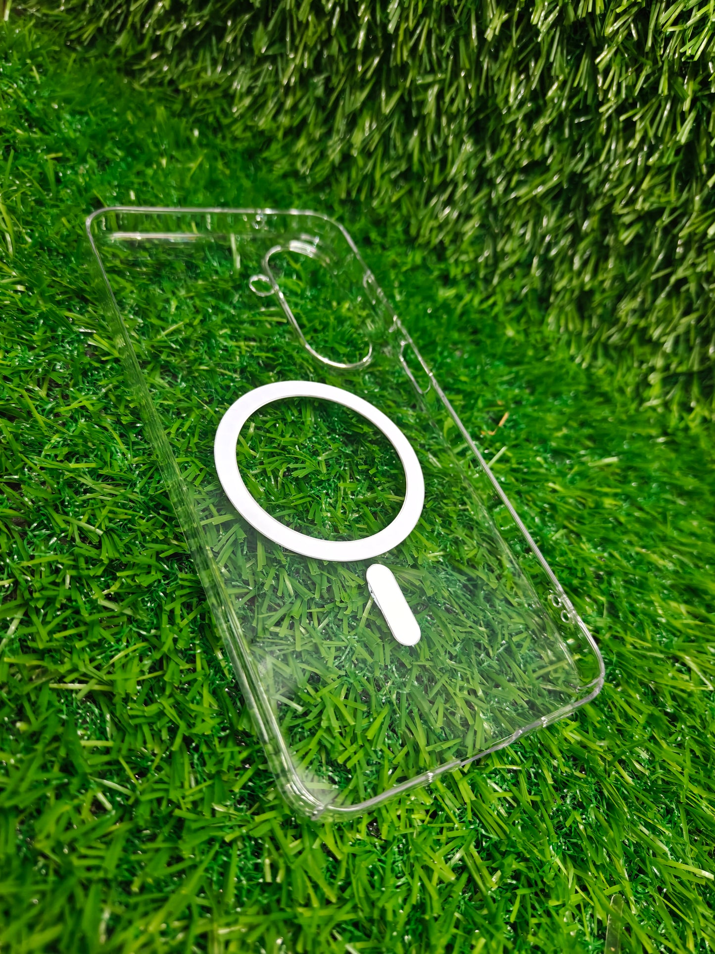 Samsung Galaxy A27 5G / M47 5G Anti Yellow Premium Magsafe Crystal Clear Hard Plastic Back Cover Case