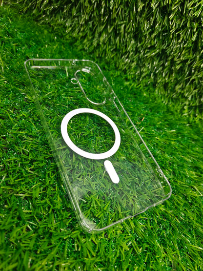 Samsung Galaxy A27 5G / M47 5G Anti Yellow Premium Magsafe Crystal Clear Hard Plastic Back Cover Case