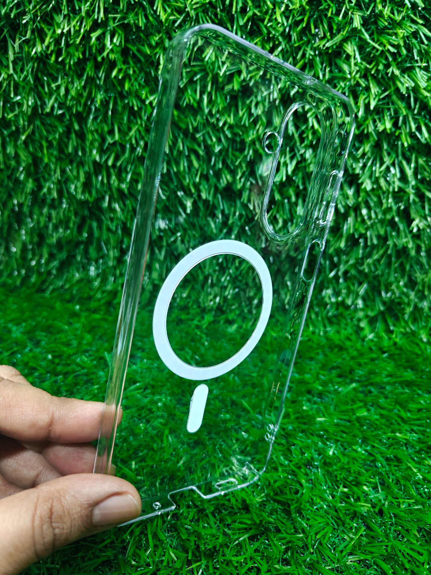 Samsung Galaxy A27 5G / M47 5G Anti Yellow Premium Magsafe Crystal Clear Hard Plastic Back Cover Case