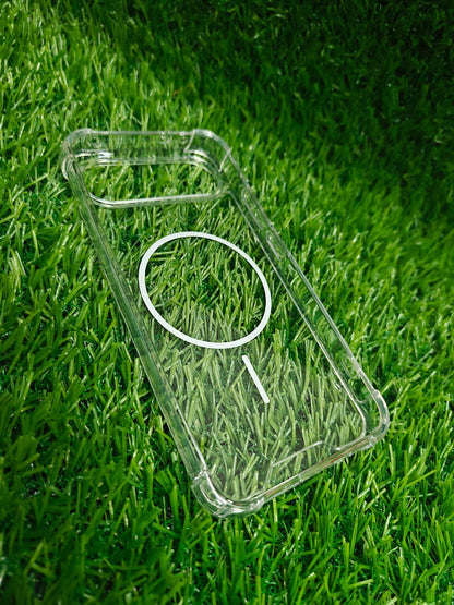 Vivo X300 FE / X300FE 5G Premium Quality Side Bumper Transparent ( Side Soft + Back Hard ) Back Cover Case ( No magsafe, Only Design )