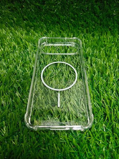 Vivo X300 FE / X300FE 5G Premium Quality Side Bumper Transparent ( Side Soft + Back Hard ) Back Cover Case ( No magsafe, Only Design )