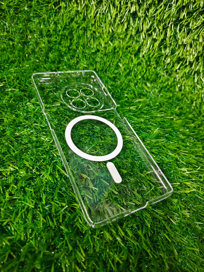 OnePlus 11R 5G Anti Yellow Premium Quality Magsafe Crystal Clear Hard Plastic Back Cover Case