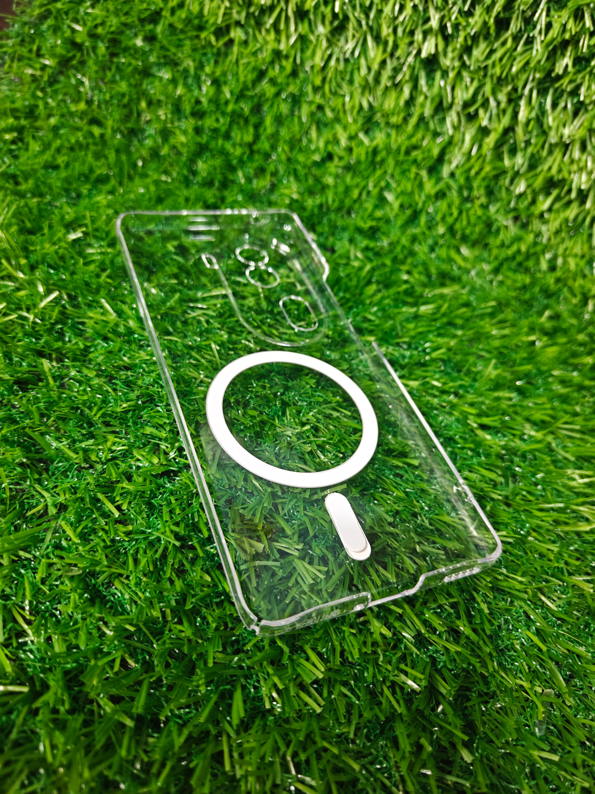Oppo Reno 11 Pro 5G Anti Yellow Premium Quality Magsafe Crystal Clear Hard Plastic Back Cover Case