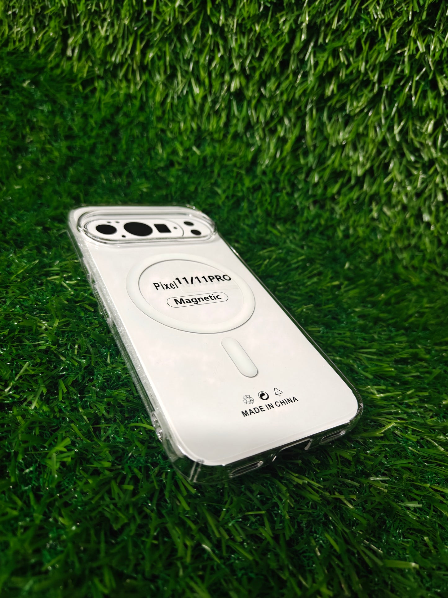 Google Pixel 11 / Pixel 11 Pro 5G Anti Yellow Premium Quality Magsafe Crystal Clear Hard Plastic Back Cover Case