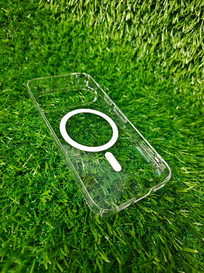Google Pixel 11 / Pixel 11 Pro 5G Anti Yellow Premium Quality Magsafe Crystal Clear Hard Plastic Back Cover Case