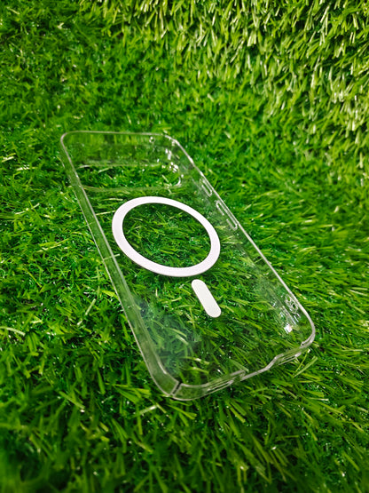 Google Pixel 10 / Pixel 10 Pro 5G Anti Yellow Premium Quality Magsafe Crystal Clear Hard Plastic Back Cover Case