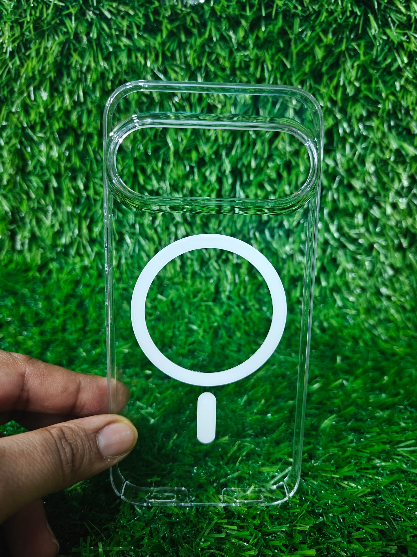 Google Pixel 10 / Pixel 10 Pro 5G Anti Yellow Premium Quality Magsafe Crystal Clear Hard Plastic Back Cover Case