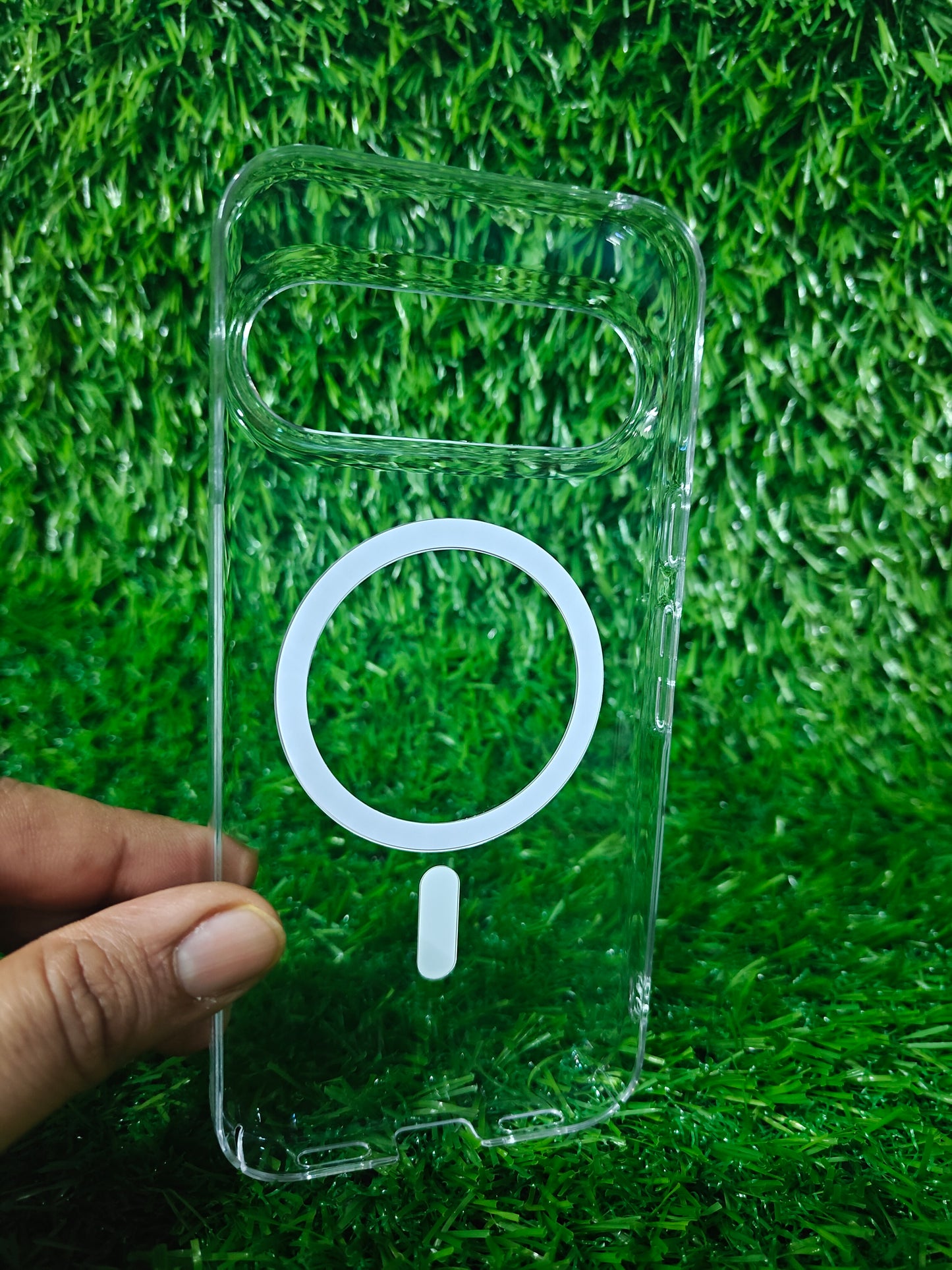 Google Pixel 10 / Pixel 10 Pro 5G Anti Yellow Premium Quality Magsafe Crystal Clear Hard Plastic Back Cover Case