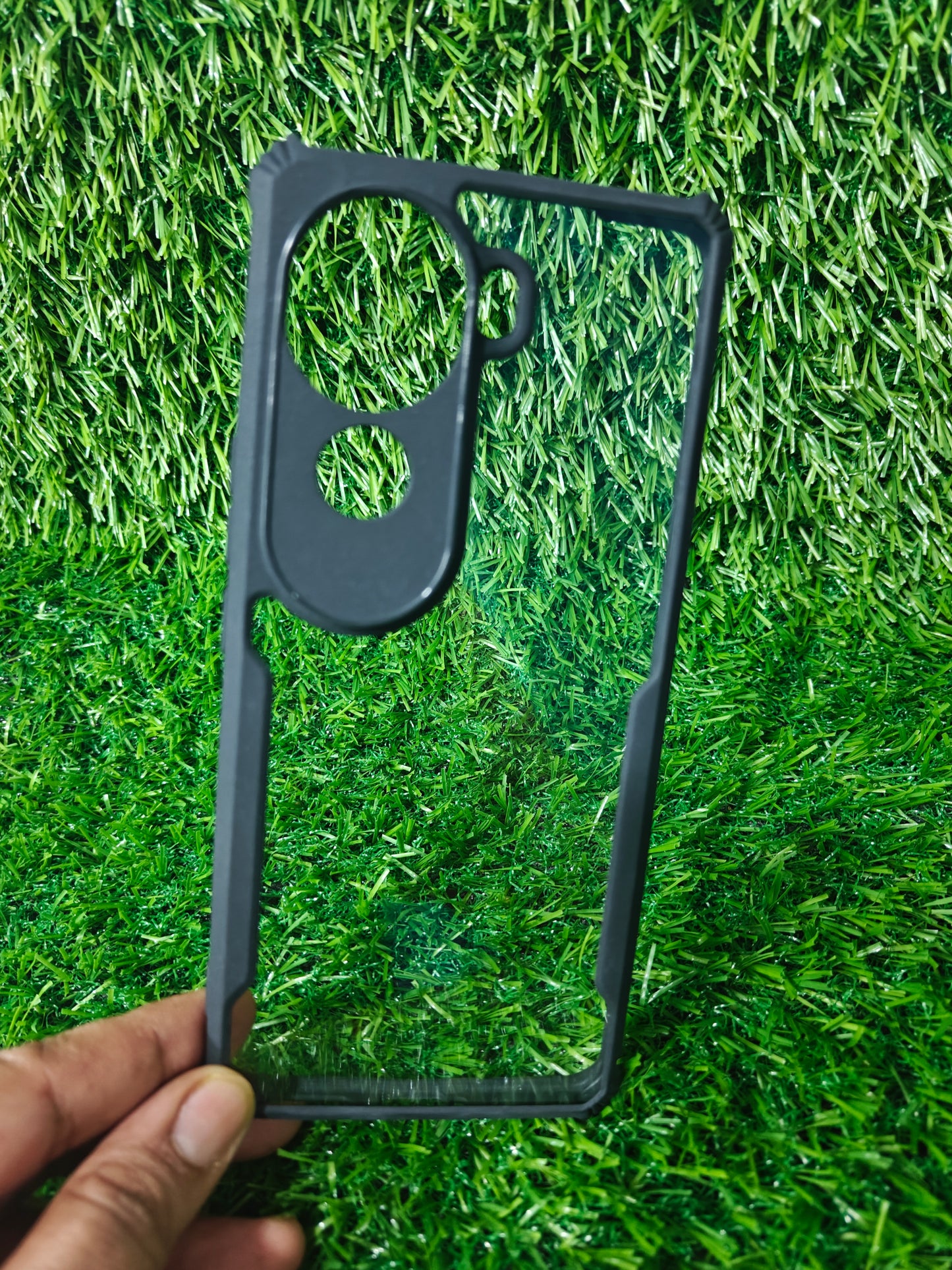 Vivo V40E / iQOO Z9S 5G Transparent Clear Hard PC Back Cover Case