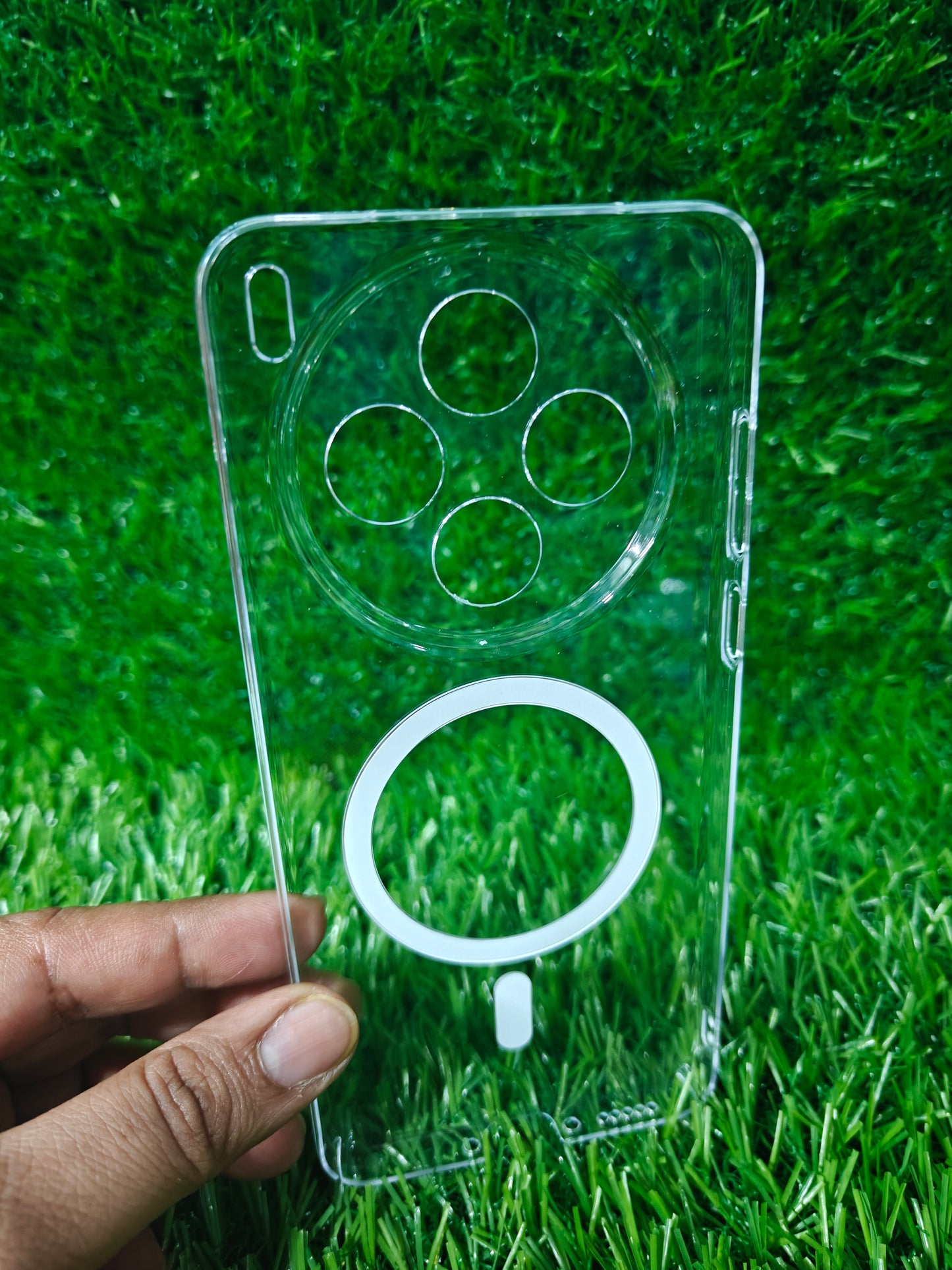 Vivo X200T 5G Anti Yellow Premium Quality Magsafe Crystal Clear Hard Plastic Back Cover Case