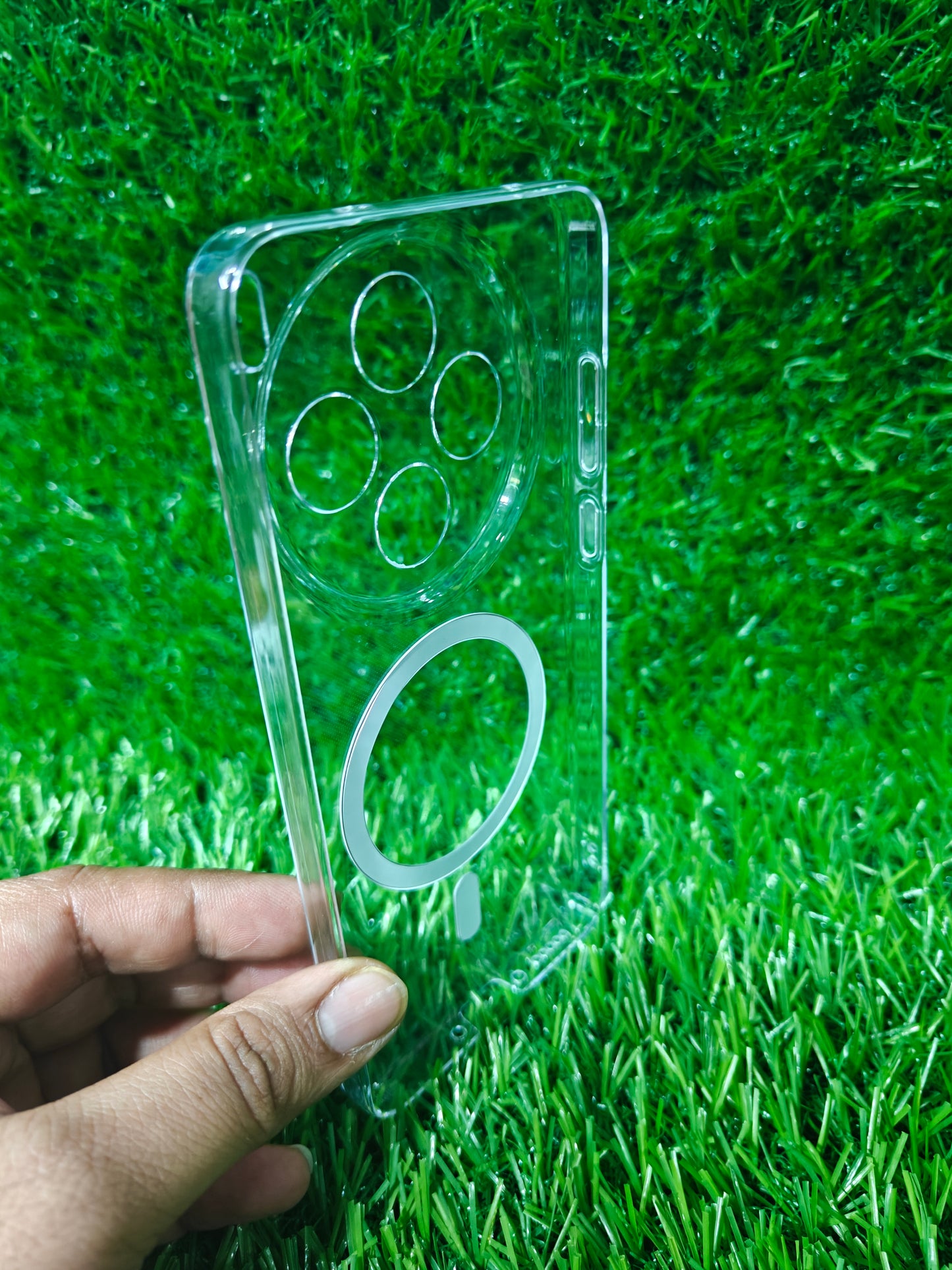 Vivo X200T 5G Anti Yellow Premium Quality Magsafe Crystal Clear Hard Plastic Back Cover Case