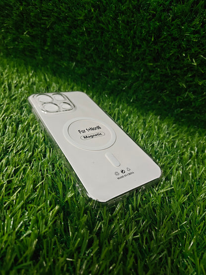 OnePlus Nord 6 / Nord6 & Nord CE6 5G Anti Yellow Premium Quality Magsafe Crystal Clear Hard Plastic Back Cover Case