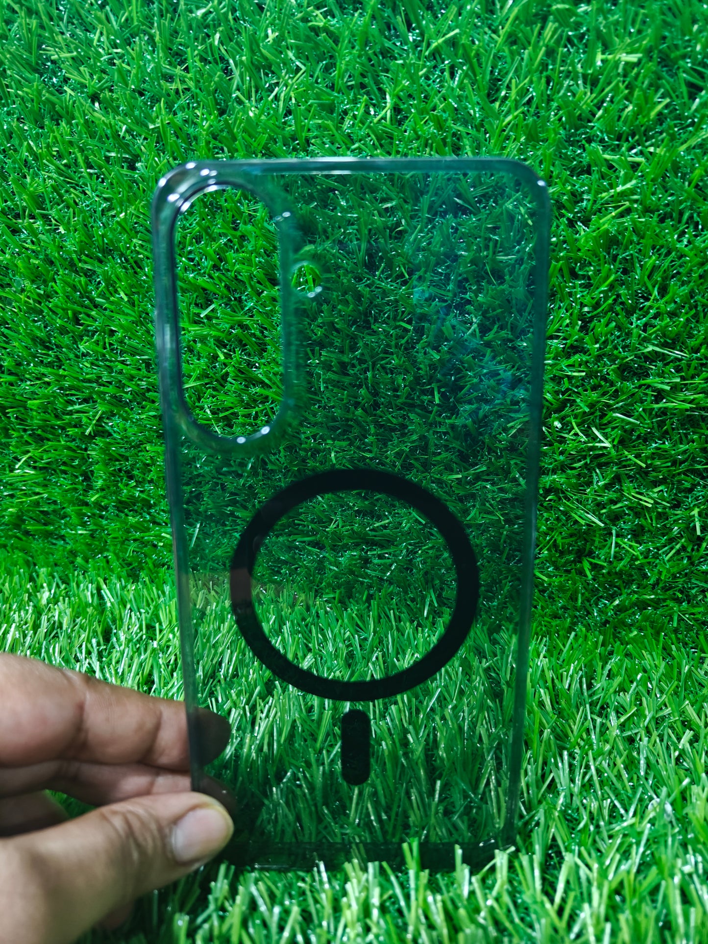 Samsung Galaxy A54 5G Anti Yellow Premium Quality Magsafe Crystal Clear Hard Plastic Back Cover Case