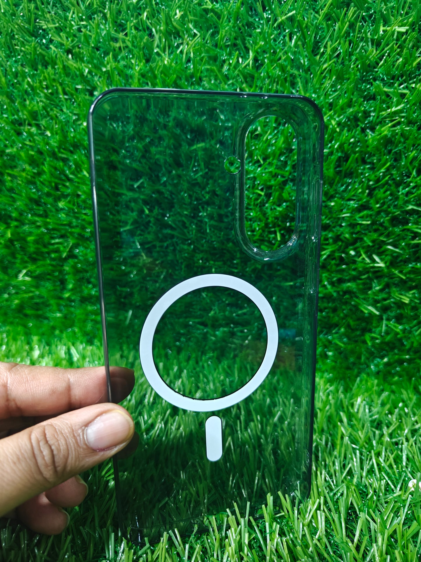 Samsung Galaxy A54 5G Anti Yellow Premium Quality Magsafe Crystal Clear Hard Plastic Back Cover Case