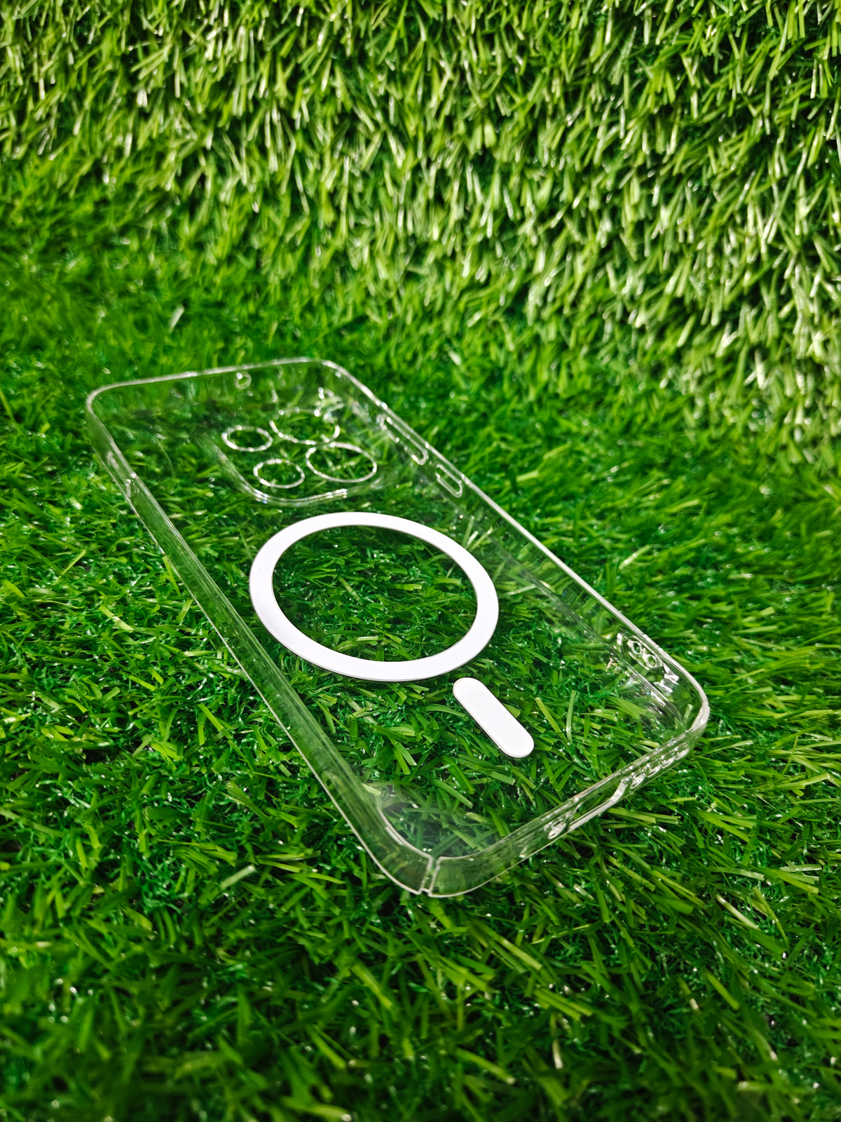 Oppo Reno 16C 5G / Oppo Reno16C 5G Anti Yellow Premium Quality Magsafe Crystal Clear Hard Plastic Back Cover Case
