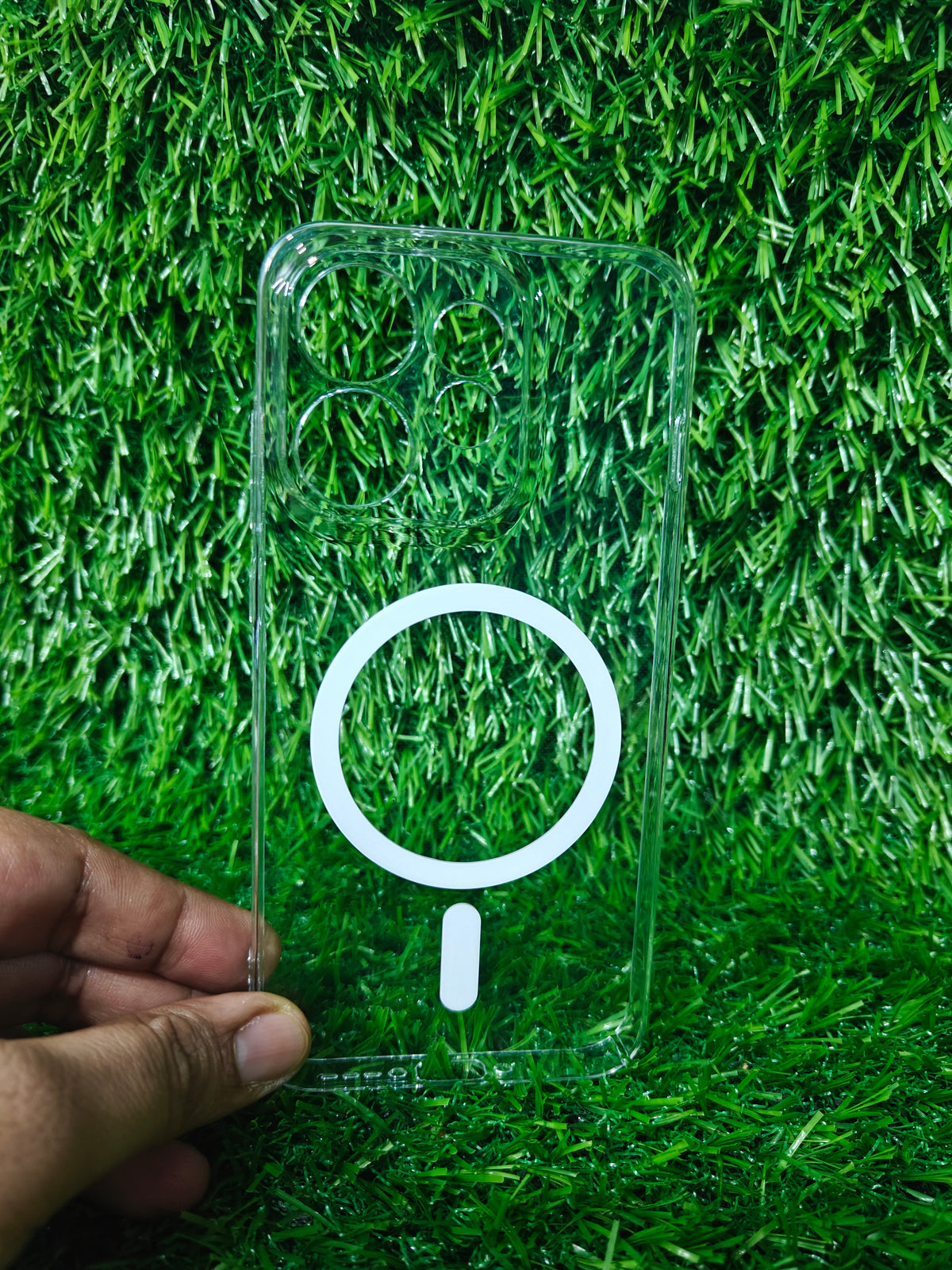 Oppo Reno 16 5G / Oppo Reno16 5G Anti Yellow Premium Quality Magsafe Crystal Clear Hard Plastic Back Cover Case