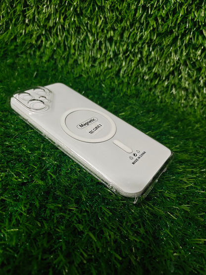 Tecno Pova Curve 2 / Pova Curve2 5G Anti Yellow Premium Quality Magsafe Crystal Clear Hard Plastic Back Cover Case