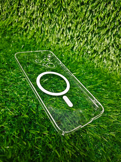 Tecno Pova Curve 2 / Pova Curve2 5G Anti Yellow Premium Quality Magsafe Crystal Clear Hard Plastic Back Cover Case