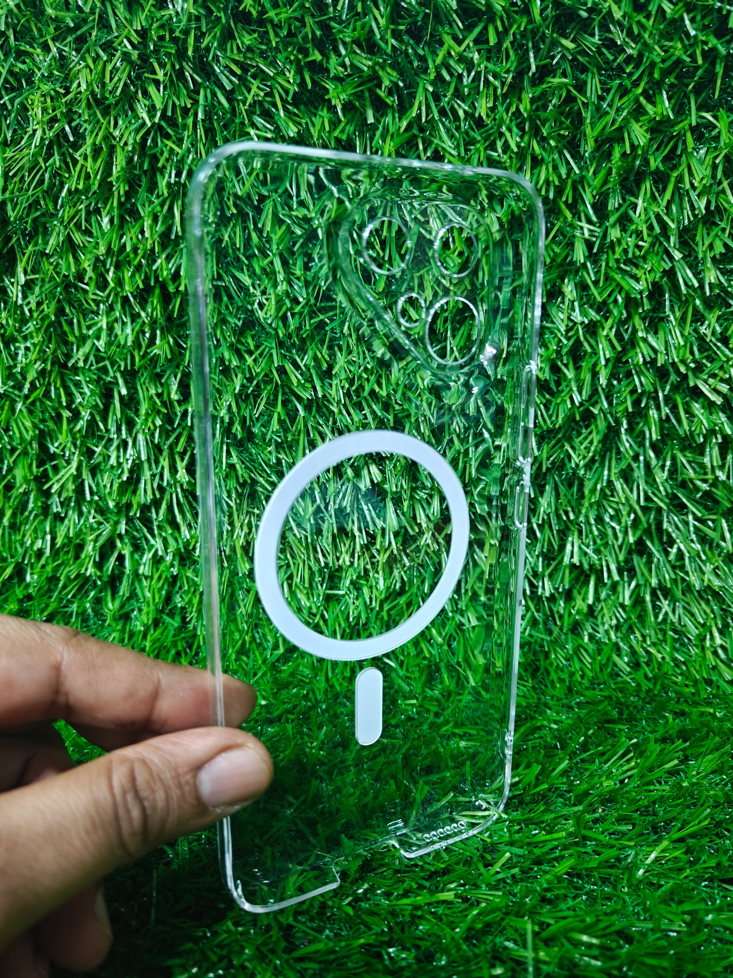 Tecno Pova Curve 2 / Pova Curve2 5G Anti Yellow Premium Quality Magsafe Crystal Clear Hard Plastic Back Cover Case
