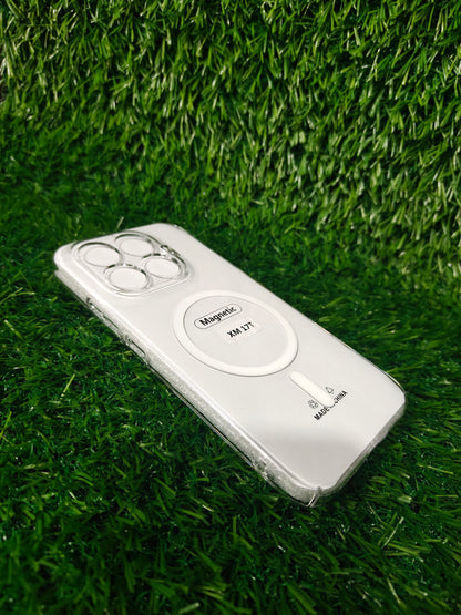Xiaomi 17T 5G Anti Yellow Premium Quality Magsafe Crystal Clear Hard Plastic Back Cover Case