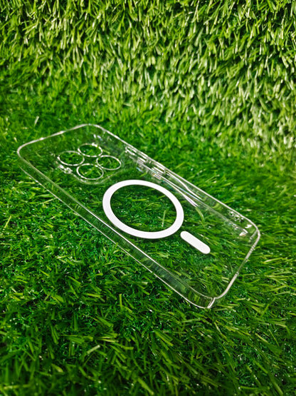Xiaomi 17T 5G Anti Yellow Premium Quality Magsafe Crystal Clear Hard Plastic Back Cover Case