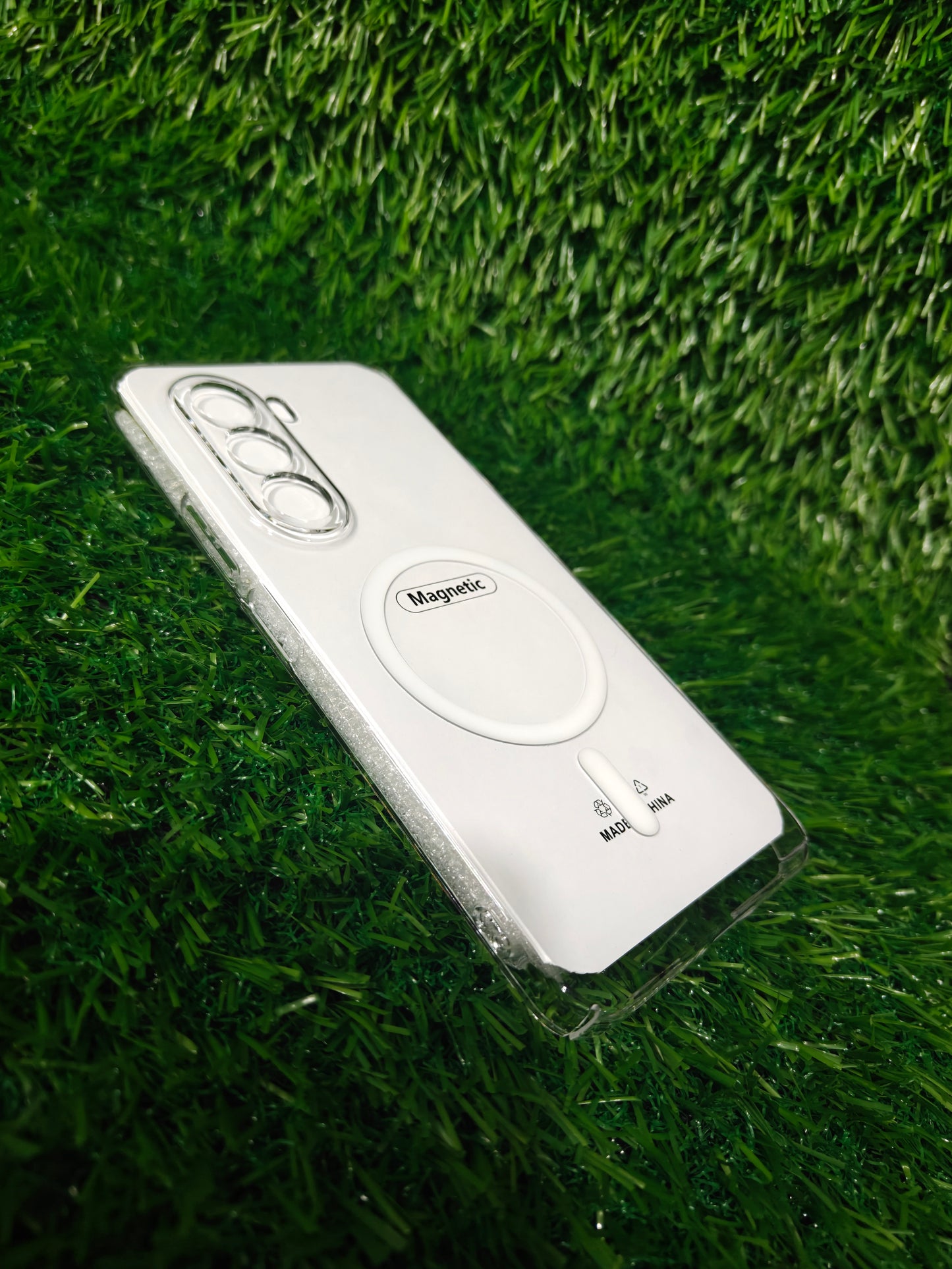 OnePlus Nord Ce6 Lite 5G Anti Yellow Premium Quality Magsafe Crystal Clear Hard Plastic Back Cover Case