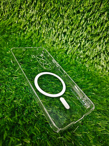 OnePlus Nord Ce6 Lite 5G Anti Yellow Premium Quality Magsafe Crystal Clear Hard Plastic Back Cover Case