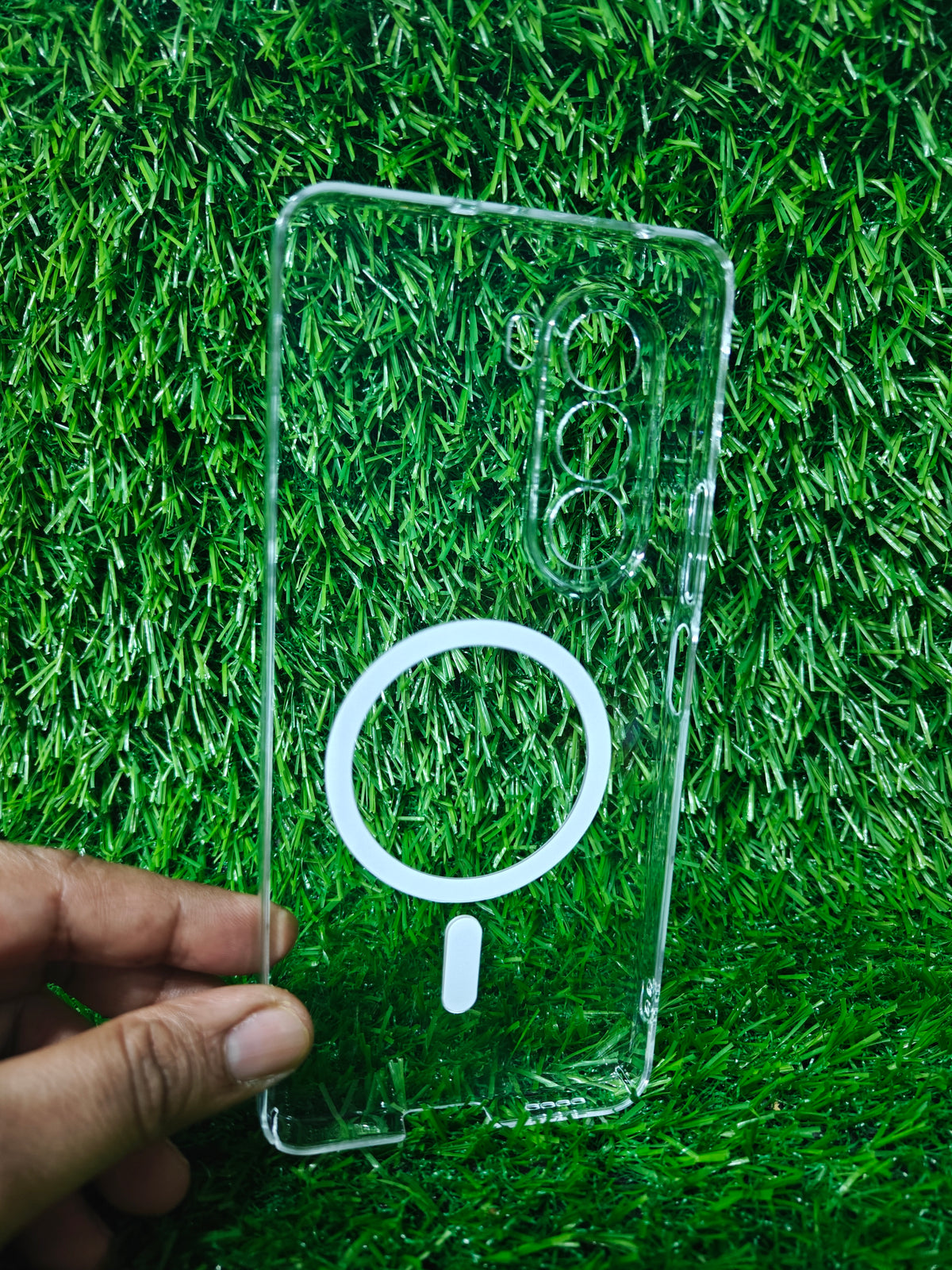 OnePlus Nord Ce6 Lite 5G Anti Yellow Premium Quality Magsafe Crystal Clear Hard Plastic Back Cover Case