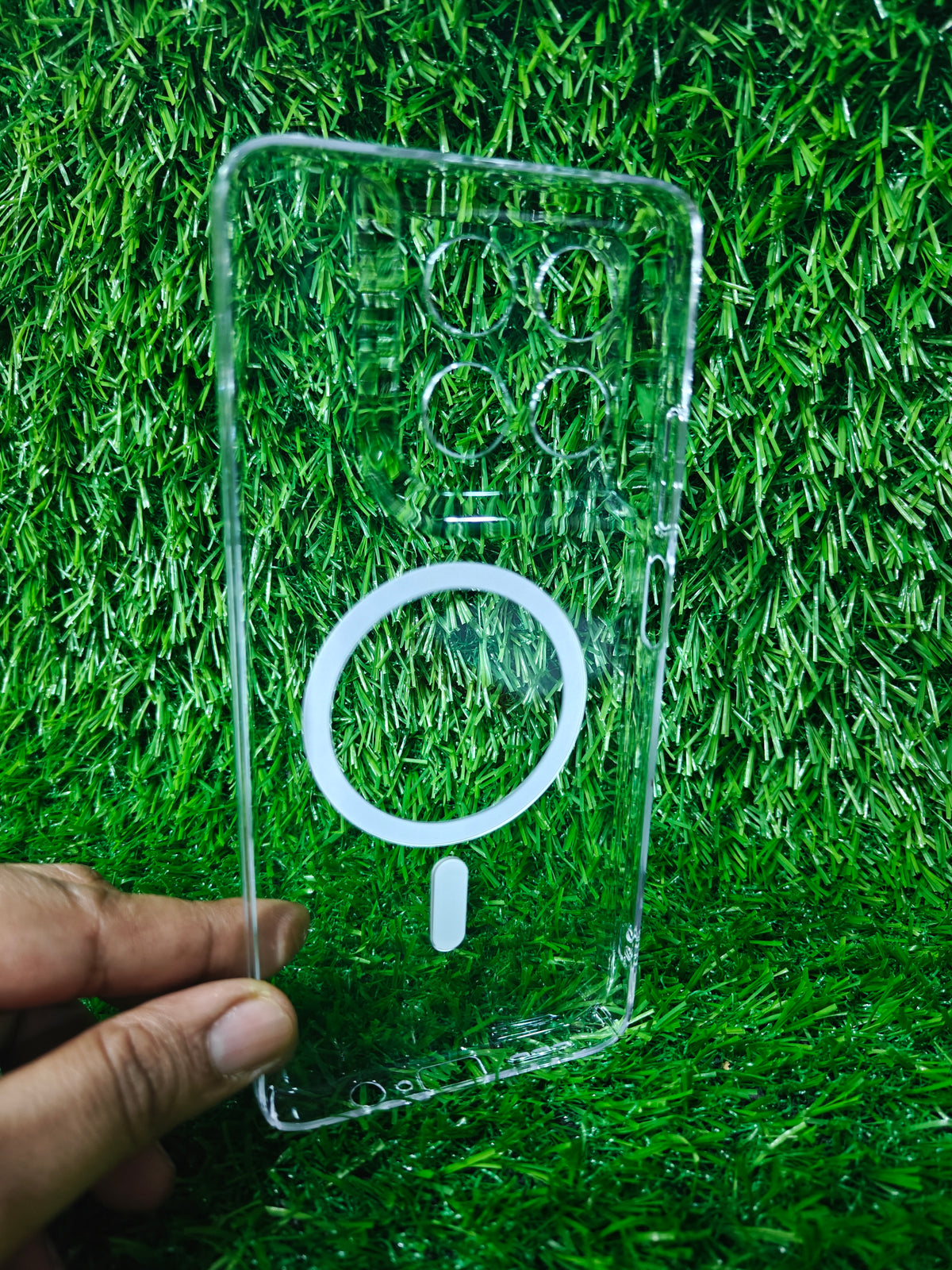 Motorola Moto G37 Power 5G Anti Yellow Premium Quality Magsafe Crystal Clear Hard Plastic Back Cover Case