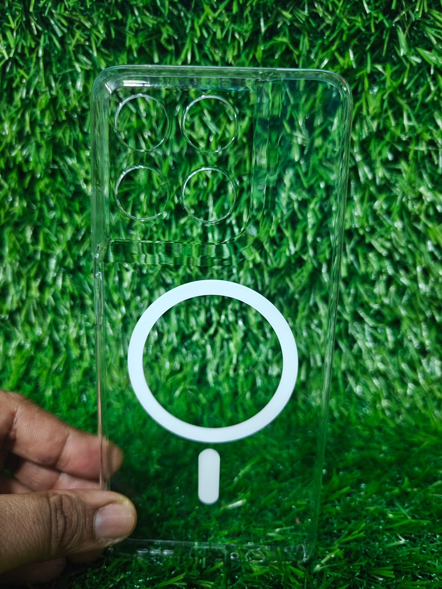 Motorola Moto G37 Power 5G Anti Yellow Premium Quality Magsafe Crystal Clear Hard Plastic Back Cover Case