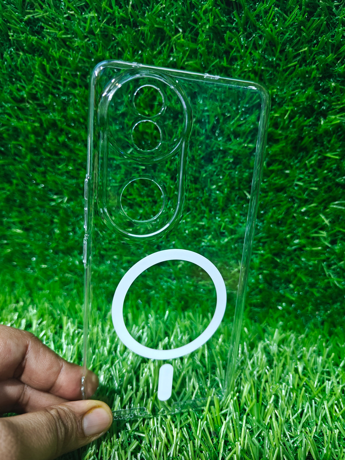 Vivo V50 / Vivo V50E / Vivo T4R / iQOO Z10R (5G) Anti Yellow Premium Quality Magsafe Crystal Clear Hard Plastic Back Cover Case