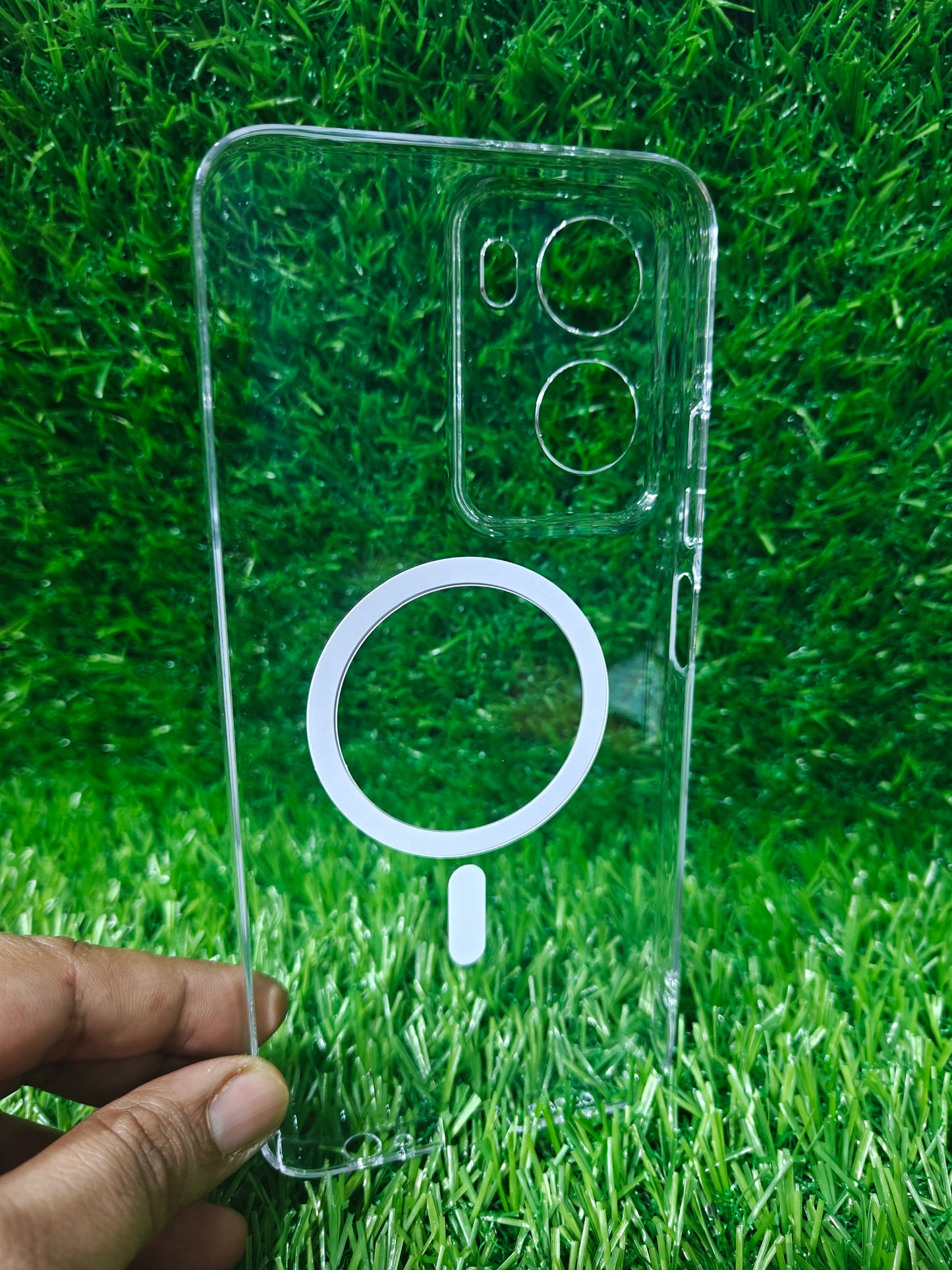 Xiaomi Redmi 15A (5G) Anti Yellow Premium Quality Magsafe Crystal Clear Hard Plastic Back Cover Case