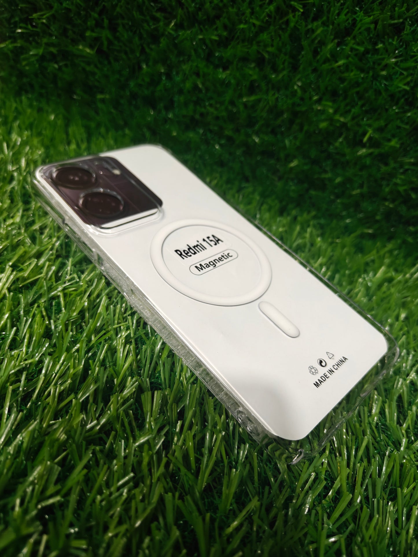 Xiaomi Redmi 15A (5G) Anti Yellow Premium Quality Magsafe Crystal Clear Hard Plastic Back Cover Case