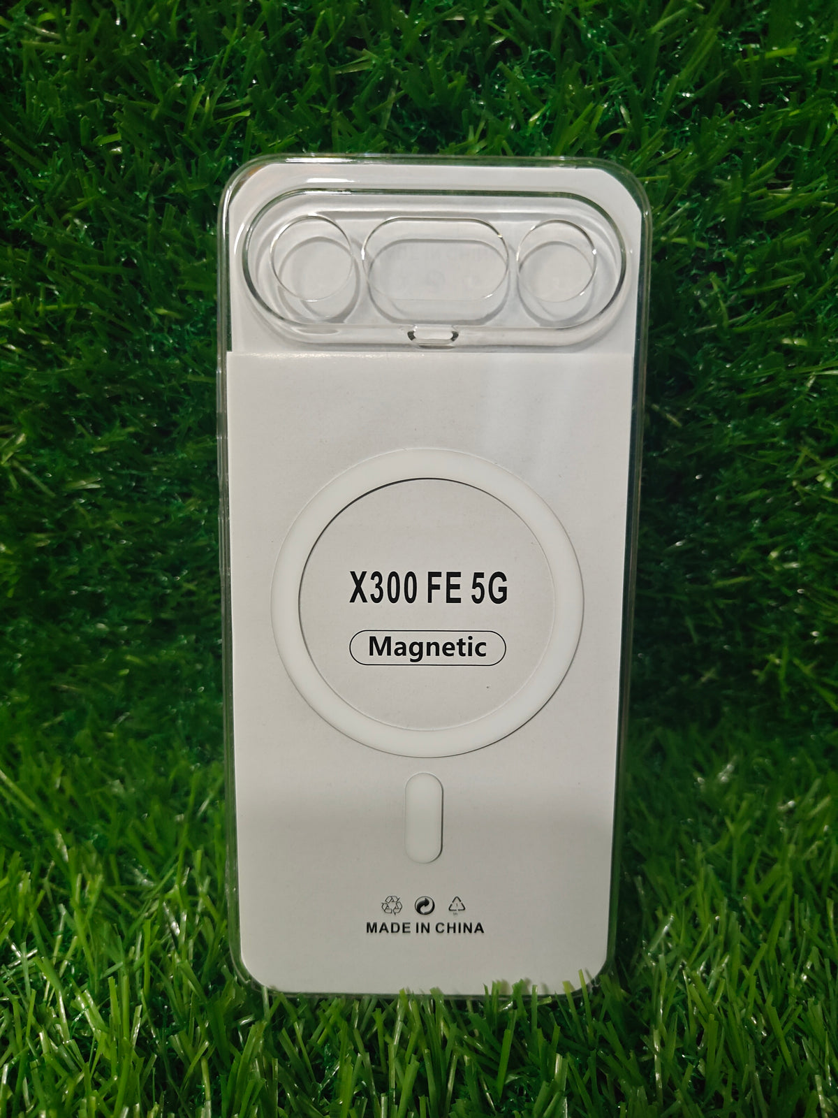 Vivo X300FE / X300 FE 5G Anti Yellow Premium Quality Magsafe Crystal Clear Hard Plastic Back Cover Case