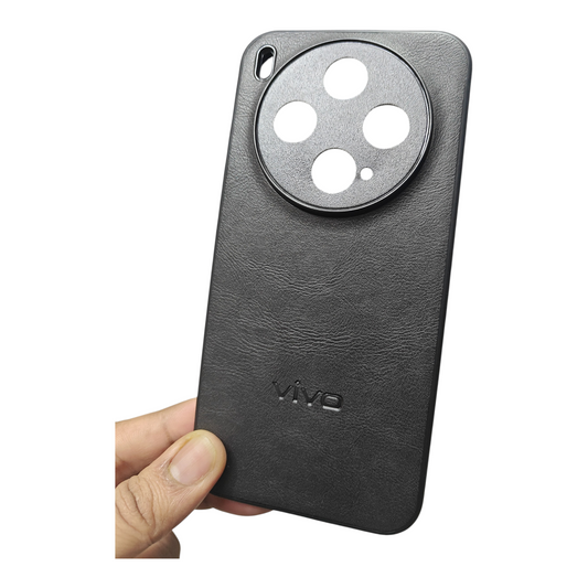 Vivo X300 5G Luxury Leather ( Side Soft, Back Hard ) Premium Quality Back Cover Case
