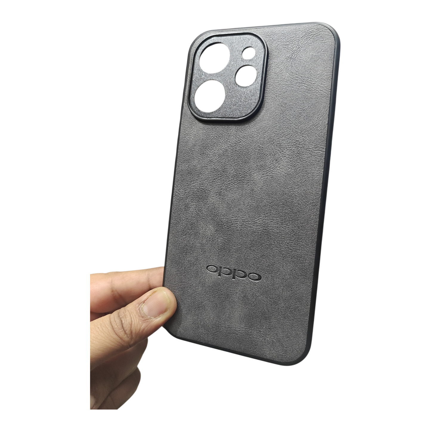 Oppo Reno 15 Pro 5G Luxury Leather ( Side Soft, Back Hard ) Premium Quality Back Cover Case