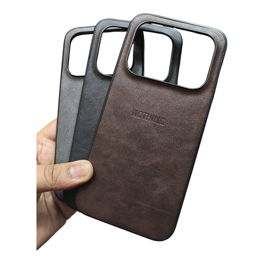 Nothing Phone 4A Pro 5G Luxury Leather ( Side Soft, Back Hard ) Premium Quality Back Cover Case